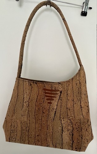 Cork veneer handbag - cork,