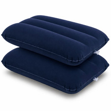 2x Inflatable Travel Pillow