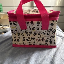 Sainsbury’s Small Cool / Pack Up Bag ( Panda And Pink Handles ) BNWOT