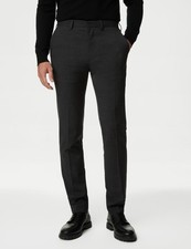 Marks & Spencer Mens Grey Wool