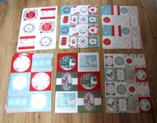 KANBAN CHRISTMAS CARD MAKING KIT, LARGE A3 PAGES X 18. REDUCED TO CLEAR