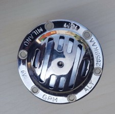 CHROMED 6 VOLT AC  HORN SUITABLE FOR VESPA SCOOTERS VBB SUPER SPRINT GTR