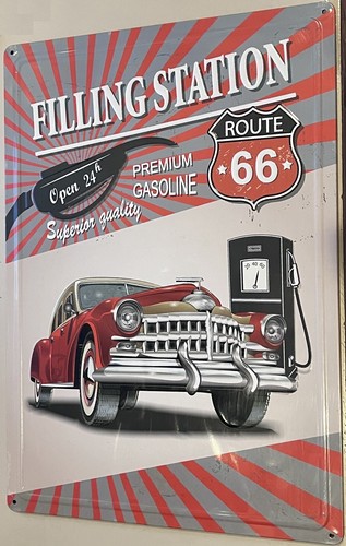 Vintage style route filling - vintage, 66