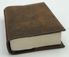 Distressed Leather Bible Book