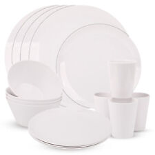 White Dinnerware Bowl Plates