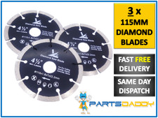 3 x 4.5" 115mm DIAMOND CUTTING