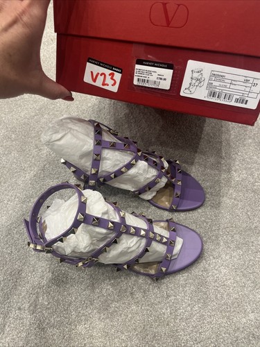 Valentino rockstud heel lilac - heel,