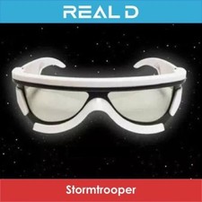 Stormtrooper 3D Glasses Star Wars VII The Force Awakens Limited Edition Finn 3 D