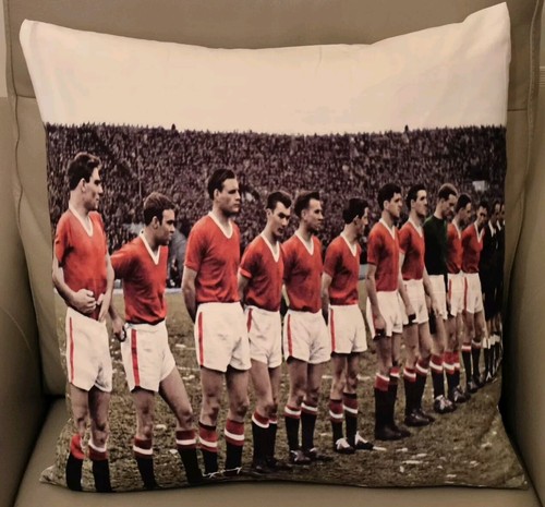 Busby babes man utd - utd, cushion