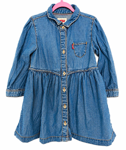 Levi girls blue denim - blue,
