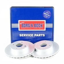 2x Front Vented Brake Discs