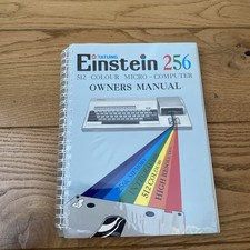 TATUNG EINSTEIN 256 manual . Still sealed. Brand new 