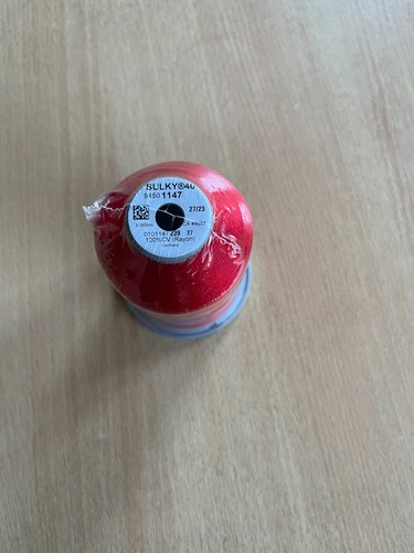 1147 red sulky rayon thread - 1147,