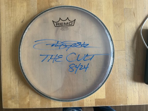 John tempesta signed - drum, head