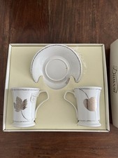 Mayfair Fine Bone China Tea Cups Saucers Set X4 - Made In England - Dunoon