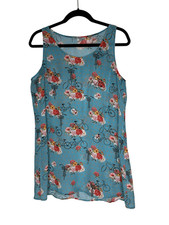 Benares Sleeveless Top in Blue