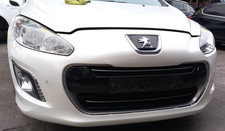 PEUGEOT 308CC MK1 2ND FACELIFT 2012 FRONT BUMPER WITH PDC SENSORS WHITE KWED