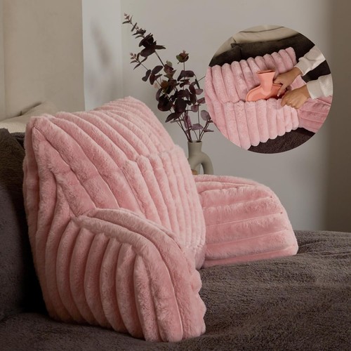 Heated ribbed cuddle cushion - ribbed,