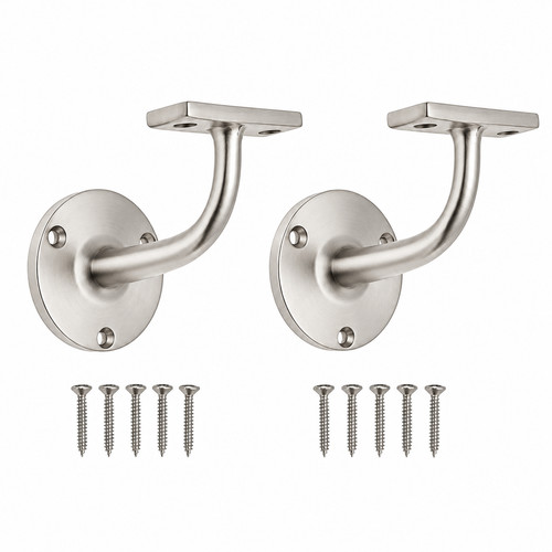 Set satin nickle handrail - set,