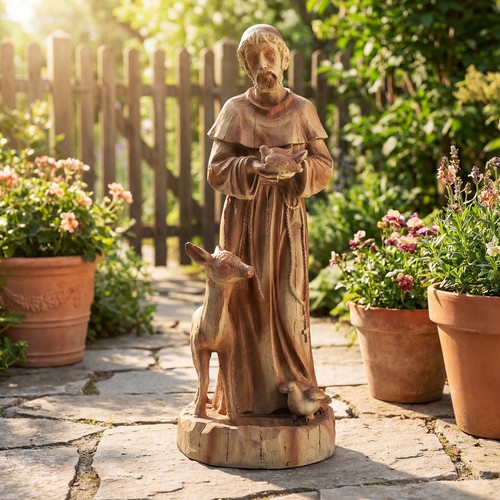 Saint francis assisi with - saint,