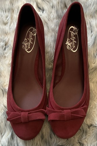 Footglove red suede - &, s