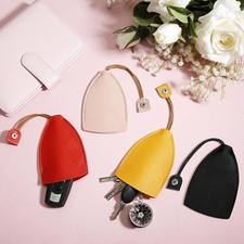 Leather Car Key Fob Cover Wallet Organizer Pouch Case Handbag Bag Men Women UK