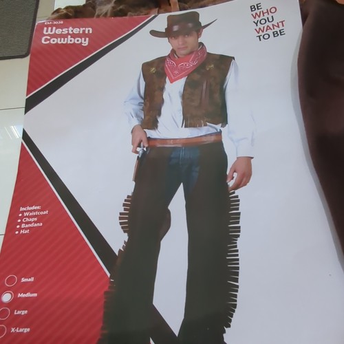 Western cowboy fancy dress - cowboy,