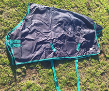 Fal-Pro Turnout Rug Lightweight 40g Blue Green 6'6'' WASHED AND REPROOFED
