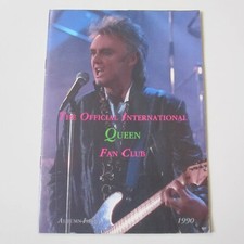 Queen Fan Club Magazine Autumn 1990 Issue Roger Taylor (Good)