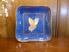 ANTIQUE EXC. Wedgwood Fairyland BUTTERFLY LUSTRE powder blue/gilt PLATE 21.5c A 