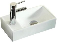 Small Cloakroom Basin Ceramic