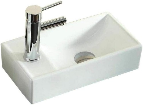 Small cloakroom basin ceramic - small,