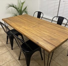 Oversized 10 Person Solid Wood