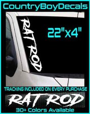 RAT ROD 22" Vinyl Decal