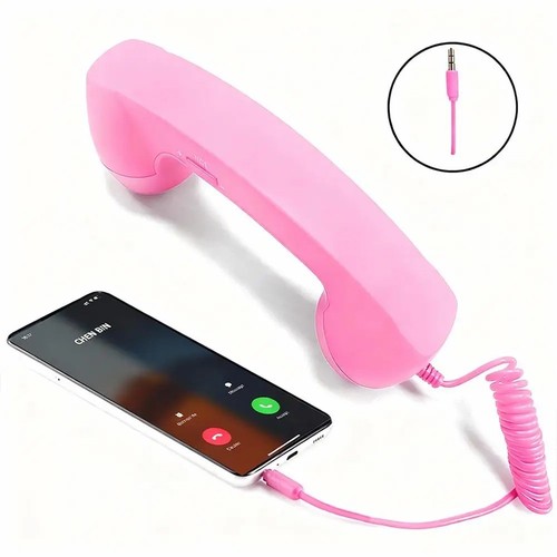 Retro telephone handset for - telephone,