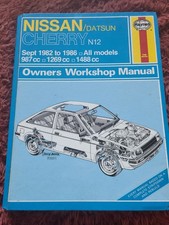 Nissan/Datsun Cherry (N12) Haynes Workshop Manual May 1982-1986