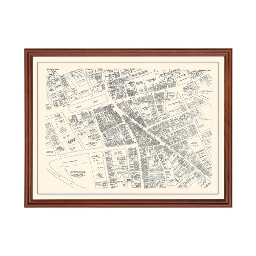 Old map waterbury ct 1946 - ct,