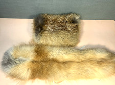 Real Fur Hand Muff And Collar 