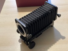Helios Macro bellows attachment M42excellent, boxed, c/w instruction/certificate