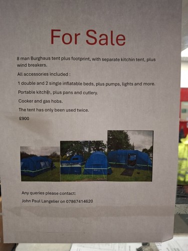 This man tent with - man,