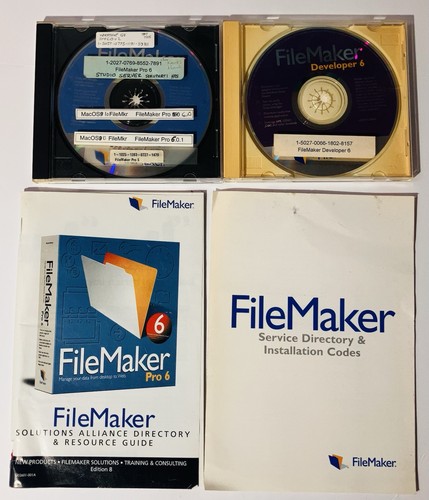 Filemaker pro developer - filemaker, 6