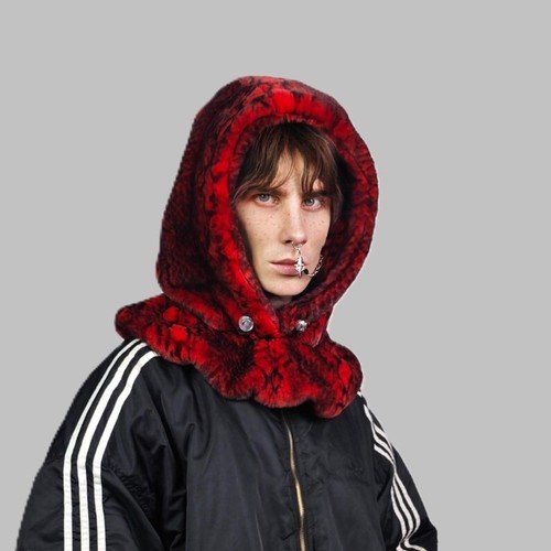 Snake print balaclava - snake,
