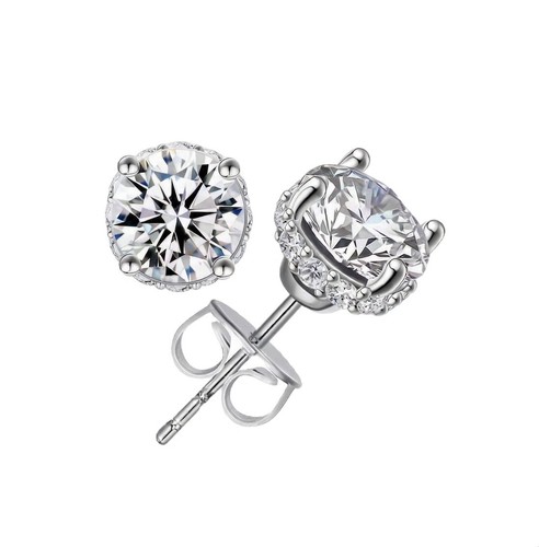 Solitaire white gold - gold, diamond