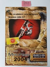 SACHS BIKES MADASS 2004 MOTORCYCLE BROCHURE 4 Pgs GERMAN 