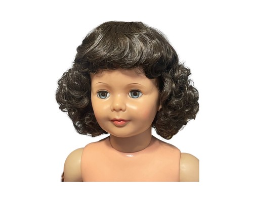 Vintage curly wig dark - in,