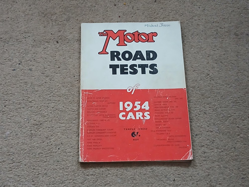 Motor road tests 1954 - road,