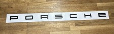 PORSCHE Matt Black Letter Rear