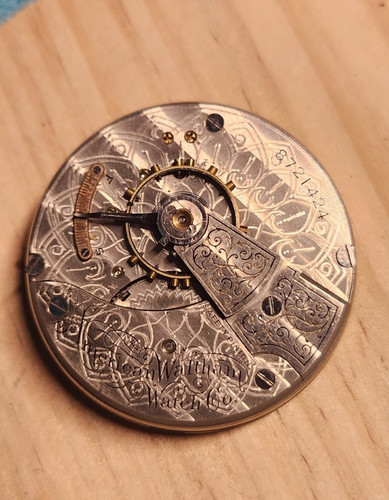 American waltham pocket - american, watch