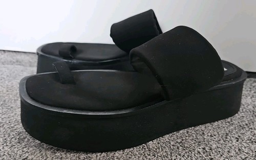 Zara womens black - platform, one