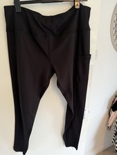 Primark Black Lycra Leggings Size XL